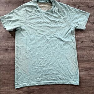 lululemon athletica metal vent Mint Green Short Sleeve Tee M